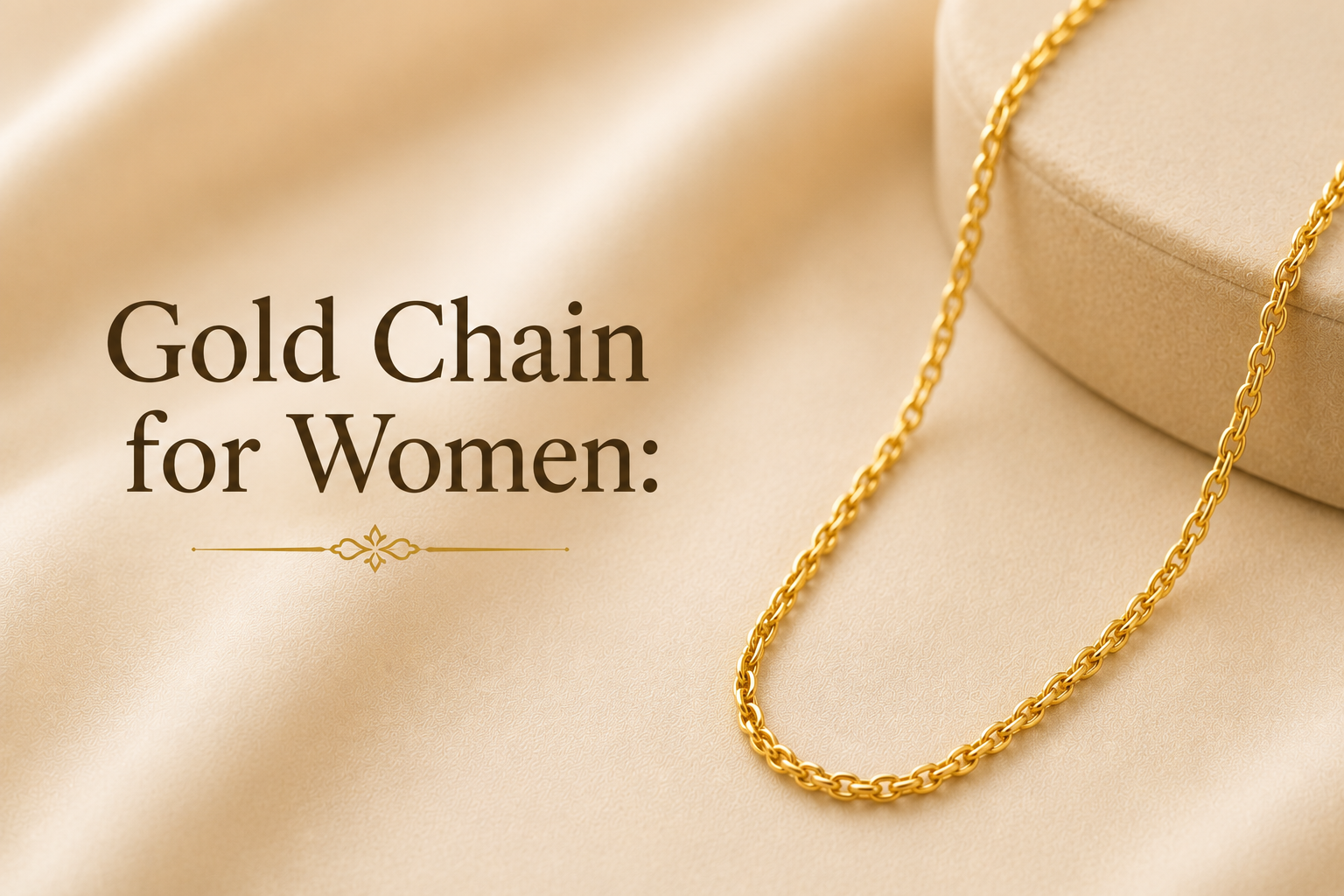 Gold Chain for Women: The Ultimate Guide to Choosing the Perfect Chain