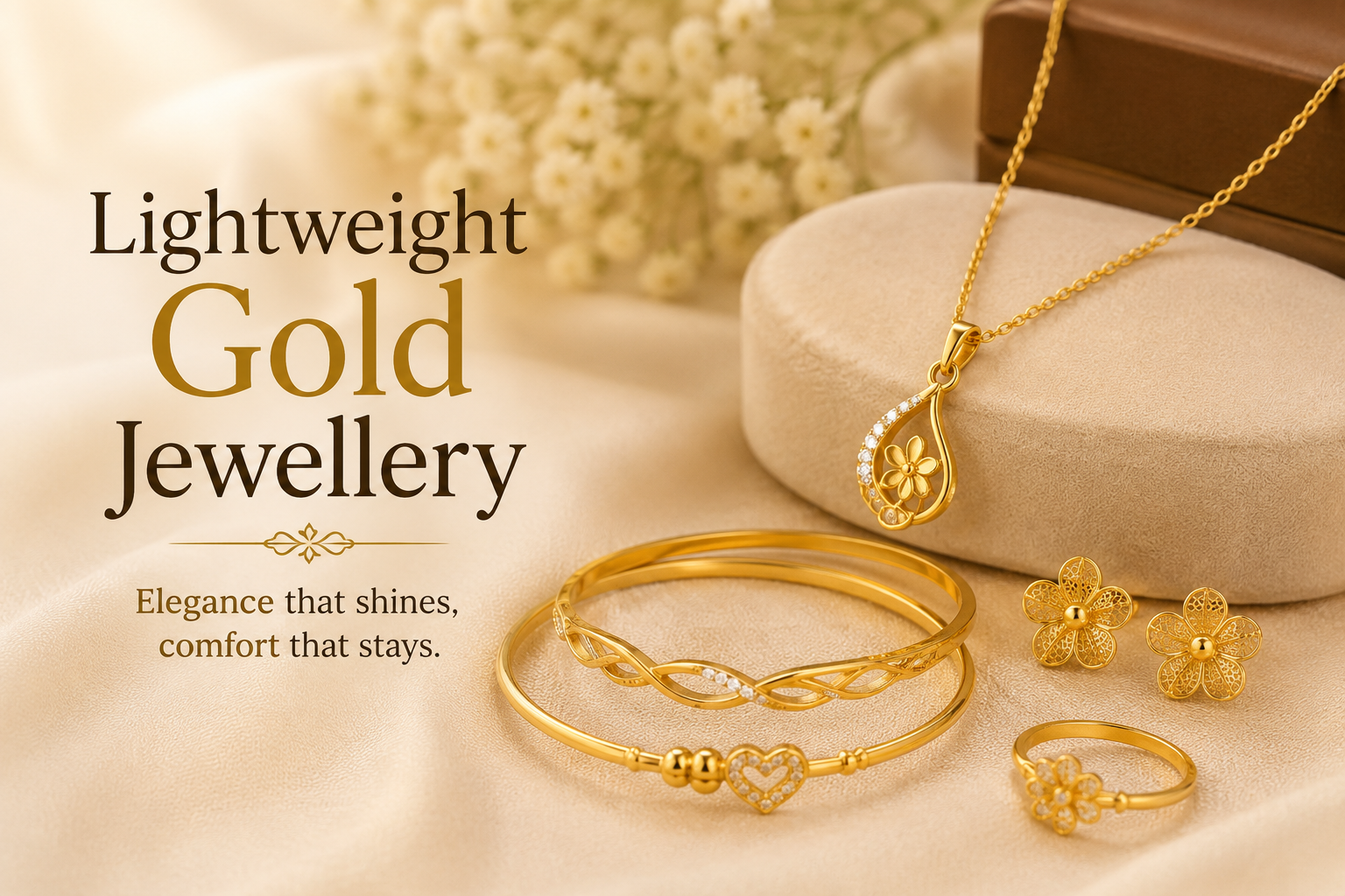 Lightweight Gold Jewellery: Elegant Designs for Everyday Style