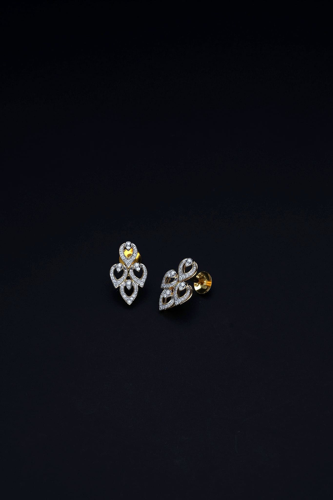Diamond Hoop Earrings