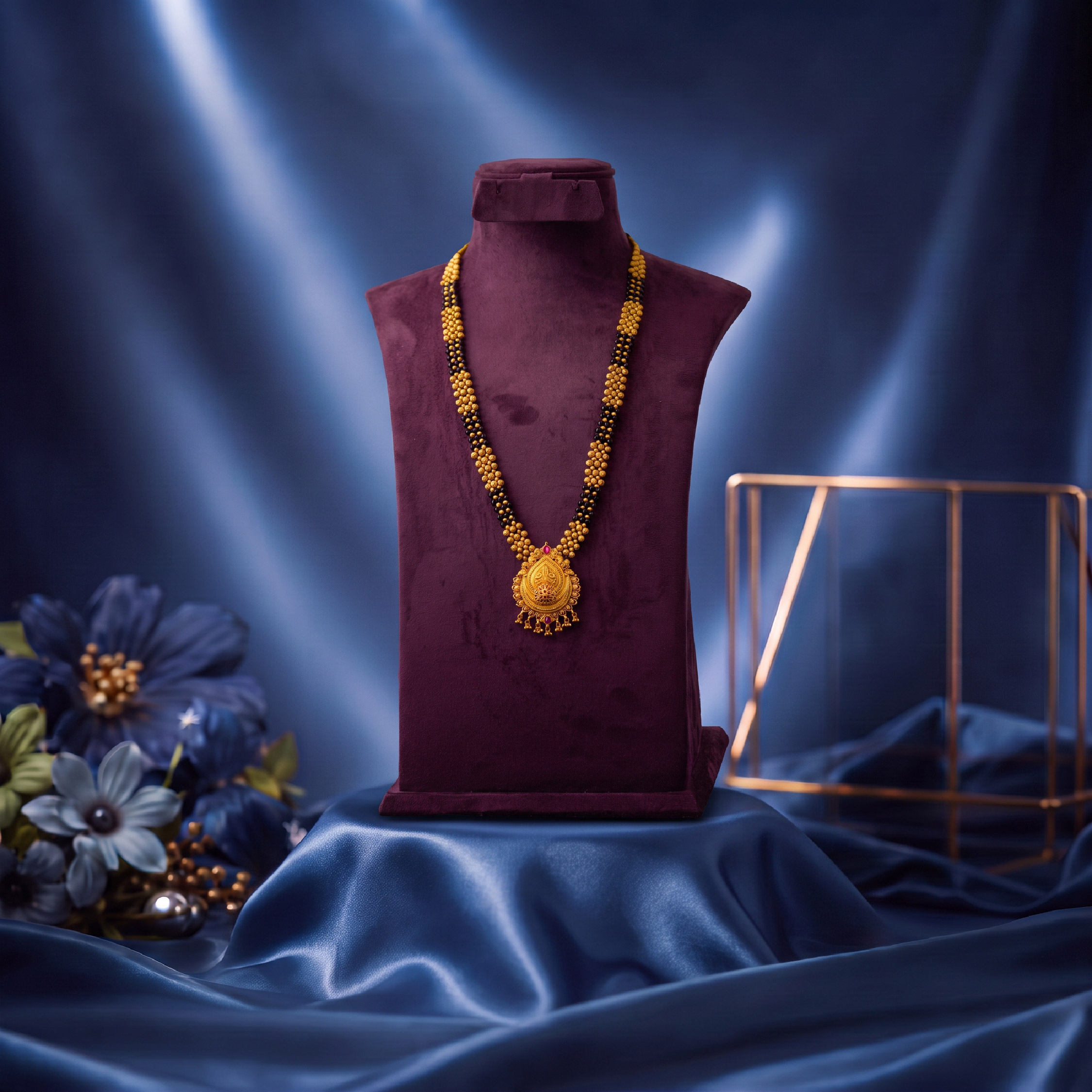 Gold Haaram with Pendant