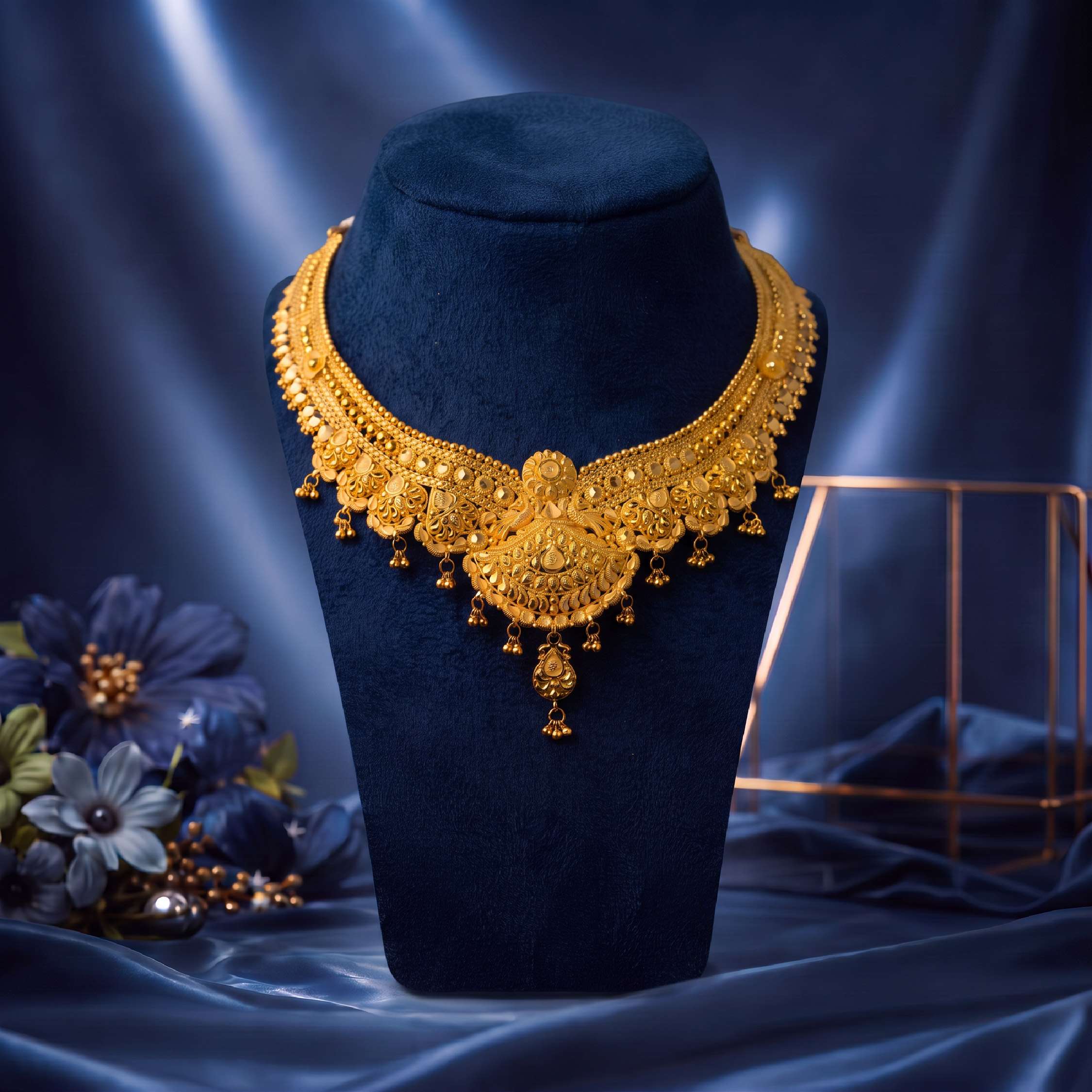 Broad Gold Necklace