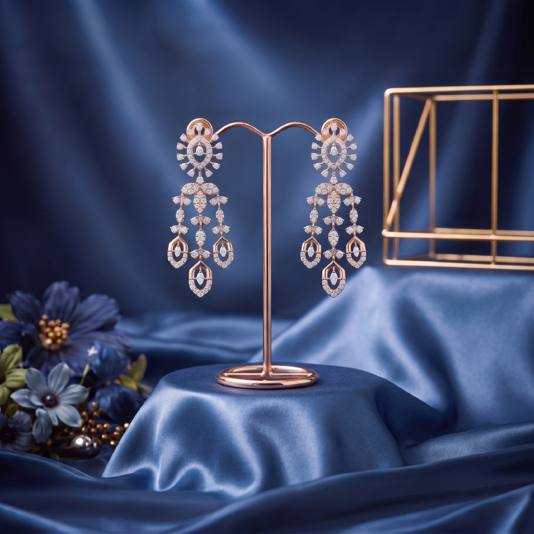 Diamond Chandelier Earrings