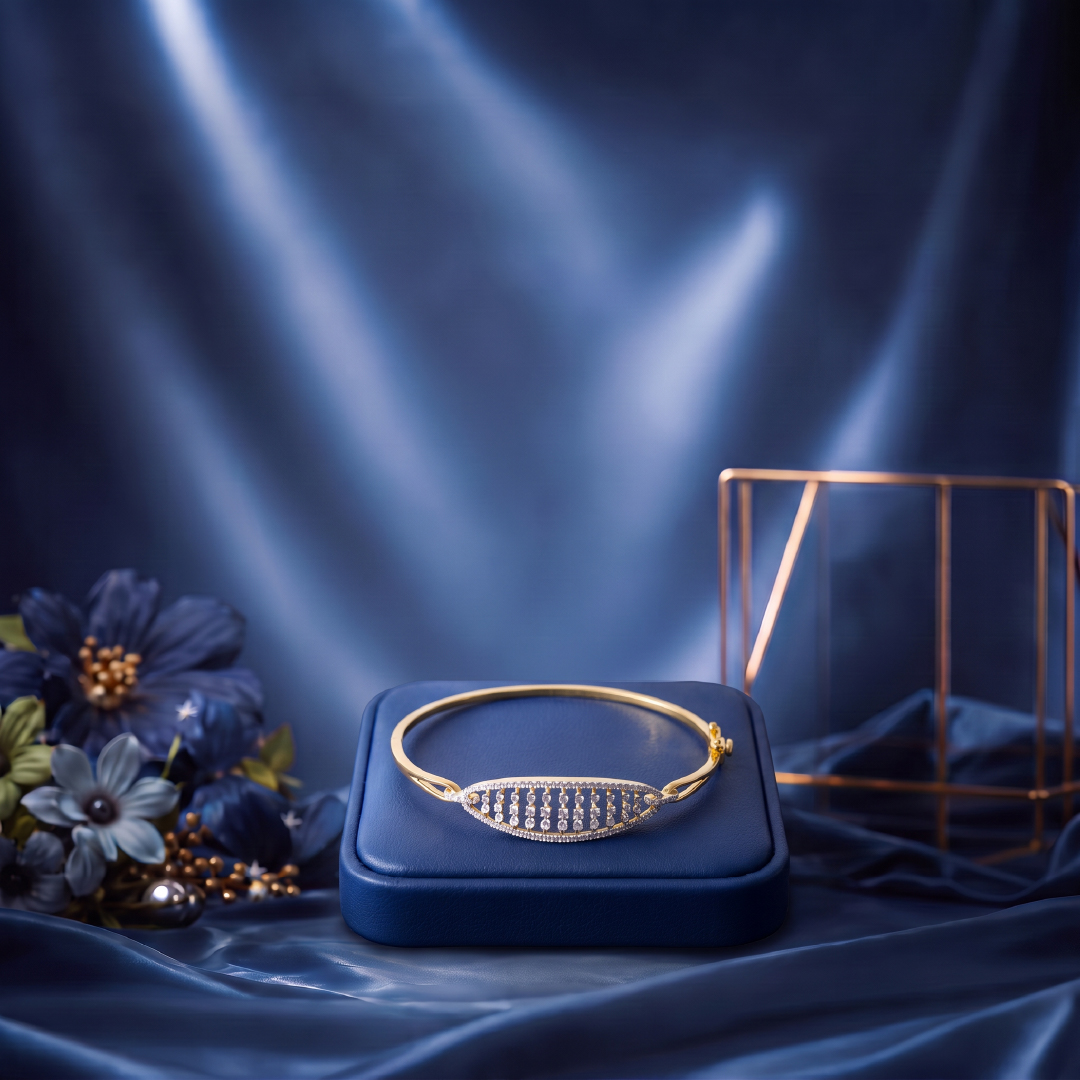 Pave Diamond Bangle